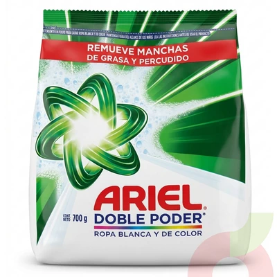 Detergente en Polvo Ariel 700Gr