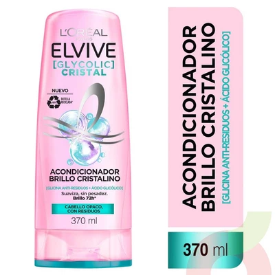 Acondicionador Brillo Cristalino Elvive 370Ml