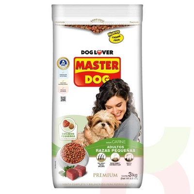 Master Dog Adulto Raza Pequeña 3Kg