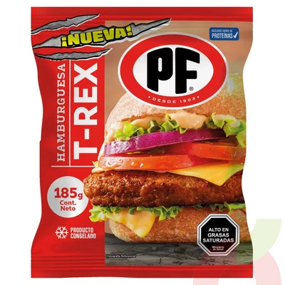 Hamburguesa T-REX Pf 185Gr