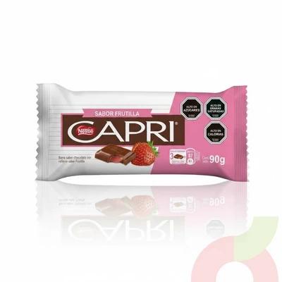 Chocolate Frutilla Capri 90Gr 