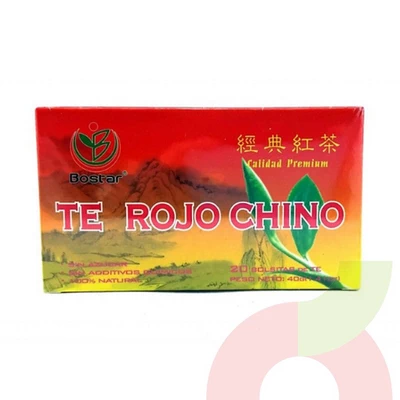 Té Rojo Chino Bostar 20 Unidades