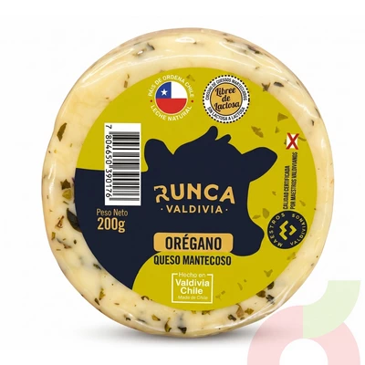 Queso Mantecoso Orégano Runca 200Gr