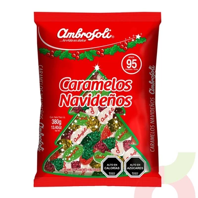 Caramelos Navideños Ambrosoli 380Gr 