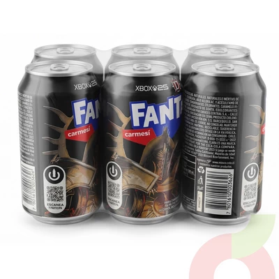 Pack Bebida Carmesí Fanta 350Cc 6 Unidades