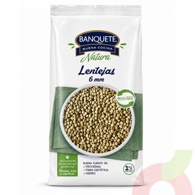 Lentejas 6mm Banquete 1Kg