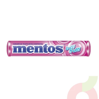 Caramelos Confitados Tutti Frutti Mentos 29Gr