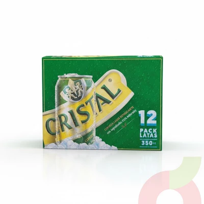 Pack Cerveza Cristal 350Cc 12 Unidades