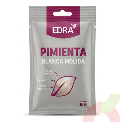 Pimienta Blanca Molida Edra 15Gr