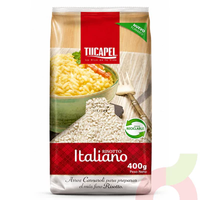 Arroz Especial Risotto Italiano Tucapel 400Gr