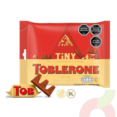 Pack Chocolate Tiny Toblerone 200Gr 24 Unidades