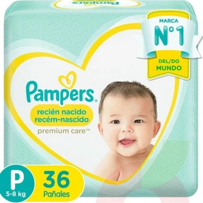 Pañales Pampers Recien Nacido P 36Unid