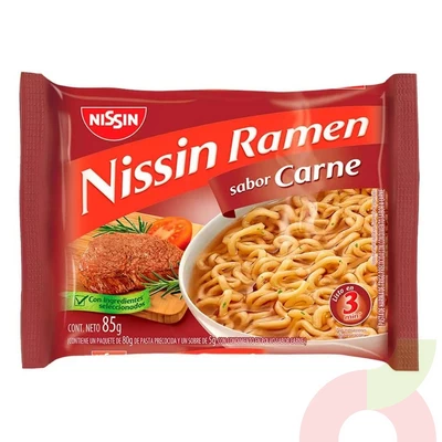 Ramen Carne Nissin 85Gr