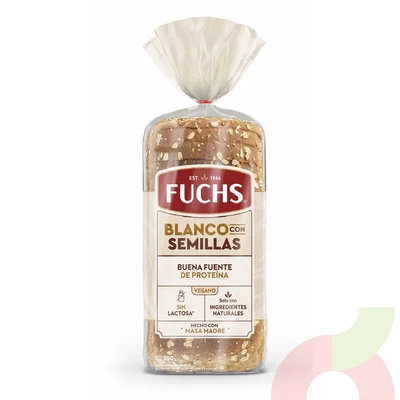 Pan Blanco con Semillas Fuchs 350Gr