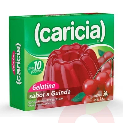 Gelatina Guinda Caricia 50Gr