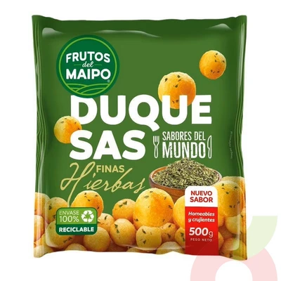Papas Duquesas Finas Hierbas Frutos del Maipo 500Gr