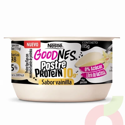 Postre Goodnes Protein Vainilla Nestle 115Gr
