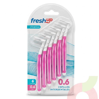Cepillos Interdentales 0.6 Cilíndricos Fresh Up 6 Unidades