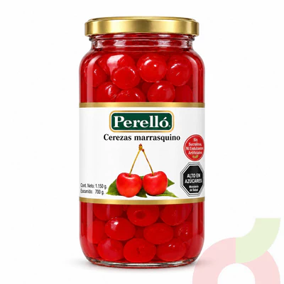 Cerezas Marrasquino Perelló 1150Gr - 700Gr Drenado