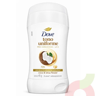 Desodorante Crema Coco & Flor Loto Dove 45Gr