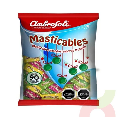 Masticables Frutales Navidad  270Gr 