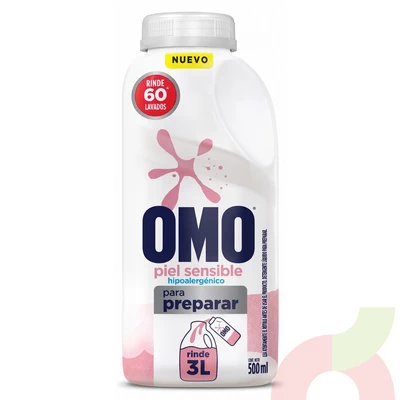 Detergente para Diluir Piel Sensible Omo 500Ml