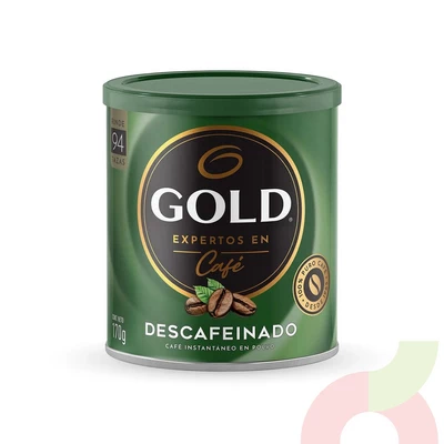 Café Instantáneo Descafeinado Gold 170Gr