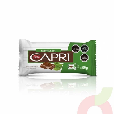 Chocolate Menta Capri 90Gr