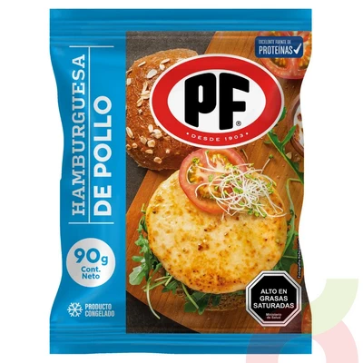 Hamburguesa Pollo Pf 90Gr