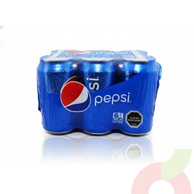 Pack Lata Pepsi 350Cc 6 Unidades  