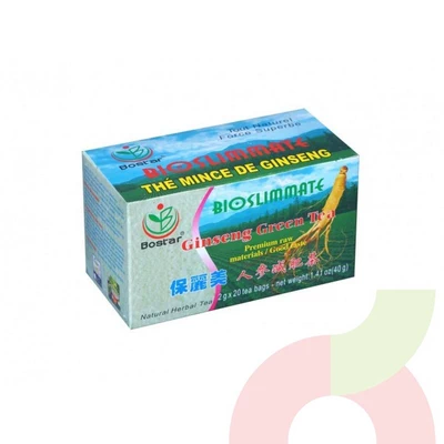 Té Verde con Ginseng Bostar 20 Unidades