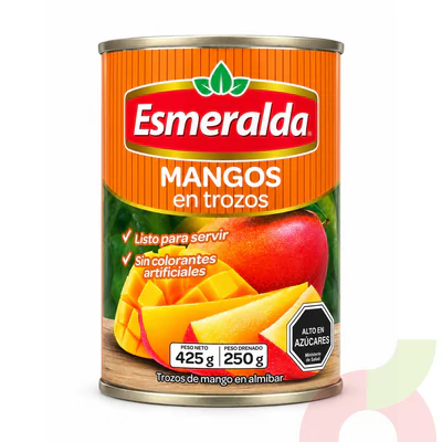 Mangos en Trozos Esmeralda 425Gr - 250Gr Drenado
