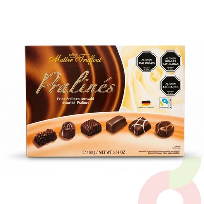 Bombones Surtidos Pralinés Maitre Truffout 180Gr