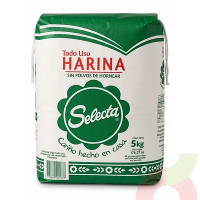 Harina Sin Polvos de Hornear Selecta 5Kg