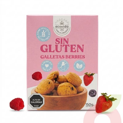 Galletas Berries Sin Gluten Ecovida 150Gr