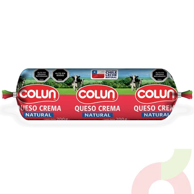 Queso Crema Natural Colun 200Gr