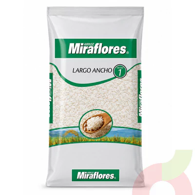 Arroz Grano Largo G1 Miraflores 1Kg