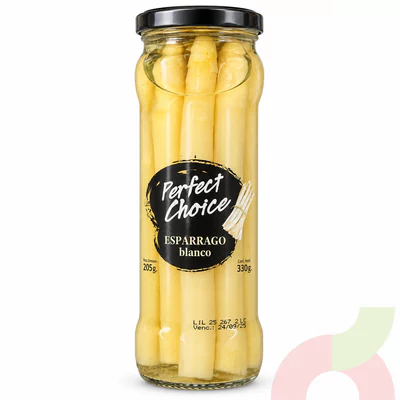 Espárragos Blancos Perfect Choice 330Gr - 205Gr Drenado