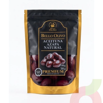 Aceituna Azapa Natural Bello Olivo 340Gr