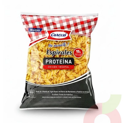 Espirales Proteína Carozzi 350Gr