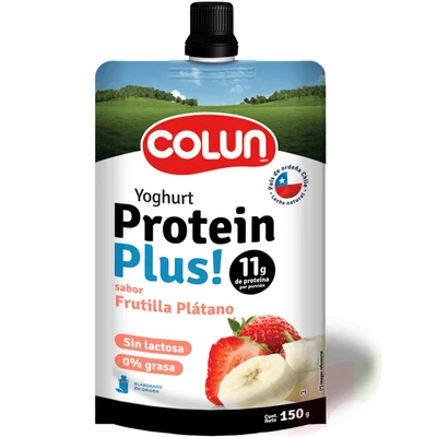 Yoghurt Protein Plus Frutilla Plátano Colun 150Gr