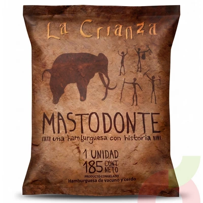 Hamburguesa Mastodonte La Crianza 185Gr 
