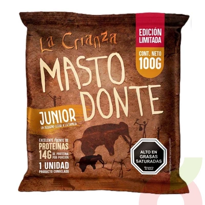 Hamburguesa Mastodonte Junior La Crianza 100Gr