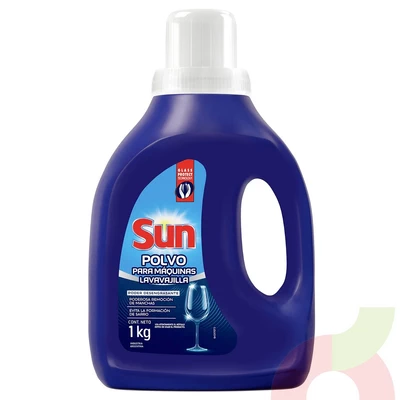 Polvo para Máquinas Lavavajilla Botella Sun 1Kg