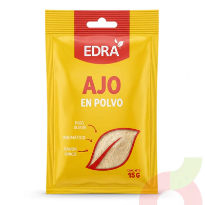 Ajo en Polvo Edra 15Gr