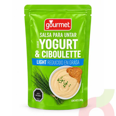 Salsa Yogurt & Ciboulette Light Gourmet 200Gr