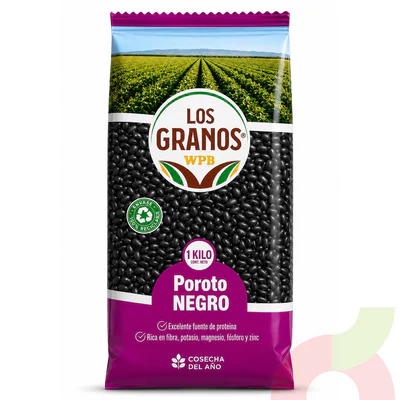 Porotos Negros Los Granos 1Kg