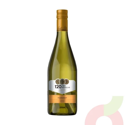 Vino Chardonnay 120 Tres Medallas 700Cc