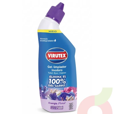 Gel Limpiador Inodoro Floral Virutex 250Ml