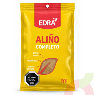Aliño Completo Edra 15Gr